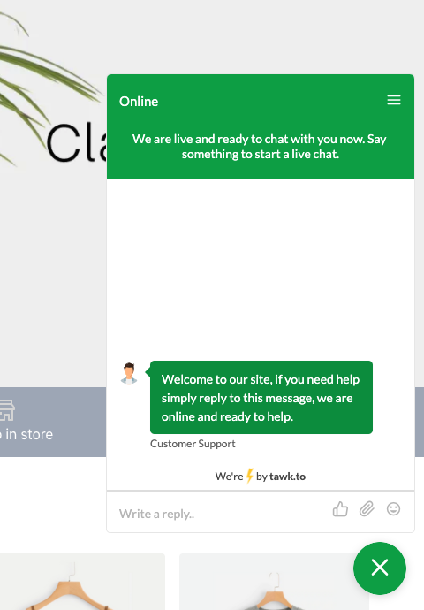 Tawk.io Live Chat in Action